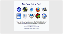 Desktop Screenshot of geckoisgecko.org